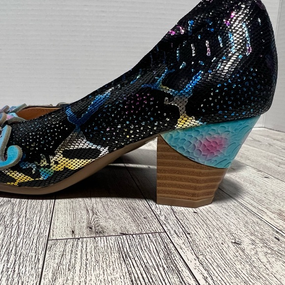 Socofy Leather wearable art shoes pumps size size 36 -5-5.5 - Picture 6 of 15